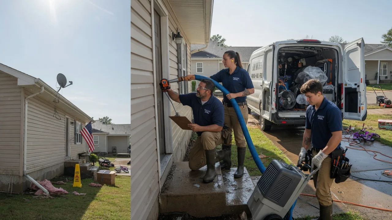 Ceiling Water Damage Restoration in Iowa City, IA near me