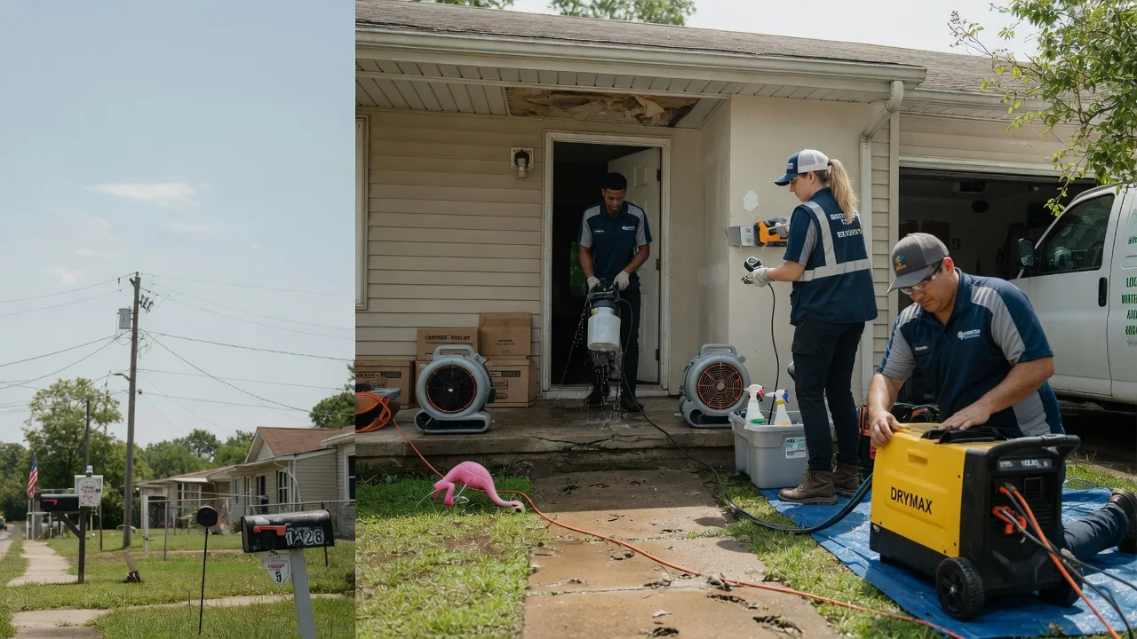Storm Damage Water Removal in Iowa City, IA near me